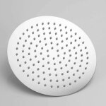 Green mobility - tete de douche inox - douche economie d'eau, pommeau de douche ronde 20cm, tete de douche ...