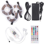Greenice - kit ruban 108w 4 500lm 450 leds 15 m�tres rgb blister transformateur, contr�leur, t�l�commande ...