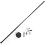 Greenice - poteau extensible de suspension rail spots led 75 ? 150cm - noir