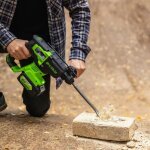 Greenworks - marteau perforateur gd24sds2 2 j sds - plus 24 v (sans batterie et chargeur)