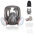 16 en 1masque  gaz antibue, respirateur facial intgral, respirateur de pulvrisation de peinture industriel ...