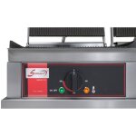 Grill panini double - petit mod�le - 4 plaques rainur�es - sofraca