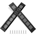 Grille d'a�ration en aluminium grille de ventilation rectangulaire avec vis pour la ventilation des placards ...