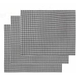Grille barbecue tapis de cuisson antiadh�sif 3 pi�ces - feuille de cuisson r�utilisable r�sistante � ...