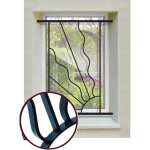 Dms - grille de defense estivale pour fenetre h= 75 cm x l= 120 cm (c�te tableau)