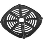 Grille de friteuse � air en acier inoxydable avec protection en caoutchouc, cuisson uniforme sans surface, ...