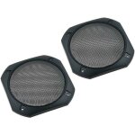 Adnauto - grilles pour haut - parleur 130mm metal carre
