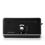 Grille - pains 1 fente 1010w noir satin riviera&bar qgp669