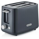 Grille - pain 2 fentes graphite avec pince - 760 w