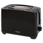 Grille - pain 2 fentes noir bomann ta6065cb - noir
