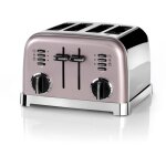 Grille - pain 4 fentes 1800w rose vintage cuisinart cpt180pie