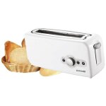 Grille - pain automatique 1300w electrotek, toaster compact 1 fente jusqu'� 4 tranches, grille - pain ...