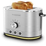 Grille - pain magicfox 2 fentes 850w dconglation rchauffage, jection automatique, botier inox et ...