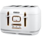 Grille - pain muse ms - 131w - 4 fentes - d�cong�lation et r�chauffage, tiroir ramasse - miettes amovible, ...