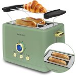 Grille - pain num�rique magicfox classictoast - 840 w, 2 fentes extra larges, �jection automatique, 3 ...