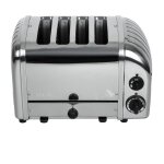 Grille pain professionnel electrique combi - 4 tranches - dualit