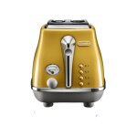 Grille pain - toaster electrique delonghi icona capitals - 2 tranches - 900w - chauffe viennoisseries ...