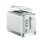 Grille pain - toaster electrique - russell hobbs - inspire blanc - 1050 w - fentes extra larges - technologie ...