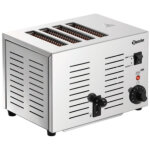 Grille - pain ts40 bartscher ? 4 fentes, minuterie 5 min, inox, 1, 8 kw, 220 v - mono