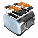 Grille - pain vertical toastin' time 1500 double blue - cecotec