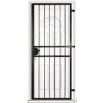 Dms - grille porte droite - 1 vantail pour encadrure h=230 cm x l=90 cm (c�te tableau)