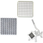 Grille avec presse pour coupe - frites manuelle 10x10 mm Grille avec presse pour coupe - frites manuelle 10x10 mm