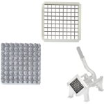Grille avec presse pour coupe - frites manuelle 10x10 mm