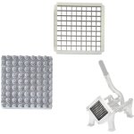 Grille avec presse pour coupe - frites manuelle 8x8 mm