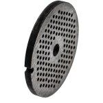 Grille taille 32 compatible avec fama hachoir  viande - diamtre des trous 4mm, trou central 13, 4mm, ...