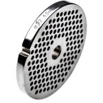 Grille taille 32 pour hachoir � viande - diam�tre des trous 4, 5mm, trou central 13, 4mm, acier inoxydable ...