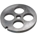 Grille taille 32 compatible avec kbs hachoir  viande - diamtre des trous 28mm, trou central 13, 4mm, ...