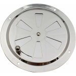 Grille de ventilation rond, ouverture d'a�ration r�glable �vent d'a�ration en acier inox entr�e et �vacuation ...