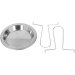 Grille verticale en acier inoxydable pour poulet r�ti, antiadh�sive et �paisse, id�ale pour le camping ...
