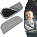 Gris fonc) coussinets de ceinture de scurit de voiture, lot de 2 housses de sangle de sige de v