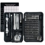 Gris)tournevis de precisions, 170 en 1 jeu de kit tournevis magn�tique outil de r�paration professionnel ...
