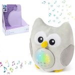 (gris)veilleuse bebe capteur activ� par cry enfant dodo doux chouette - cadeau b�b� peluche berceuse ...
