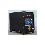 Groupe �lectrog�ne diesel 6500w ? monophas� 30l ? autonomie jusqu'� 30h ? d�marrage �lectrique ? moteur ...