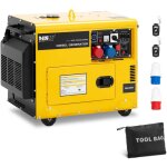 Groupe lectrogne diesel - msw - 6370 / 7500 w / 8. 75 kva - 230 / 400v et 12v