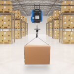 Grue �lectrique de 551 livres, �quip�e d'une t�l�commande sans fil, grue d'atelier, treuil �lectrique, ...