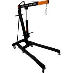 T - mech - grue hydraulique pliable palan 1 tonne 1000kg bras 4 positions hauteur min / max 155 - 204 ...