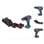 Bosch gsb 18v - 55 professional perceuse - visseuse  percussion sans fil 18 v 55 nm brushless + 2x batterie ...