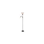 Gsc - lampadaire série nawis 1760 mm e27 avec liseuse e14 noir Gsc - lampadaire série nawis 1760 mm e27 avec liseuse e14 noir