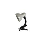 Gsc - lampe de bureau avec pince saidu e27 gris
