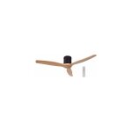 Gsc - ventilateur de plafond 52' moteur dc 3 pales en bois noir