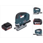 Scie sauteuse sans fil bosch gst 18v - 125 b professional 18 v 125 mm brushless + 1 batterie 5, 0 ah ...