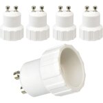 Gu10 vers e14 adaptateur, convertisseur base ampoule gu10 vers e14 support adaptateur prise lampe, puissance ...
