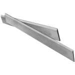 Gde - lames de remplacement pour raboteuse dgauchisseuse g55056 - lot de 2