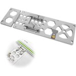 Guide � angle droit 90�, pince de guidage pour scie circulaire aluminium avec acier inoxydable, compatible ...