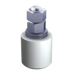 Guide olive nylon pour portail coulissant 40