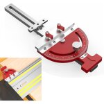 Guide � onglet pour scie � table, accessoires de rail de guidage en acier inoxydable - 65� � 65� dispositif ...